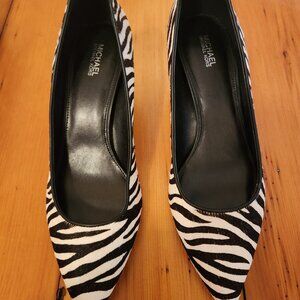 Zebra Print Calf Hair Pumps